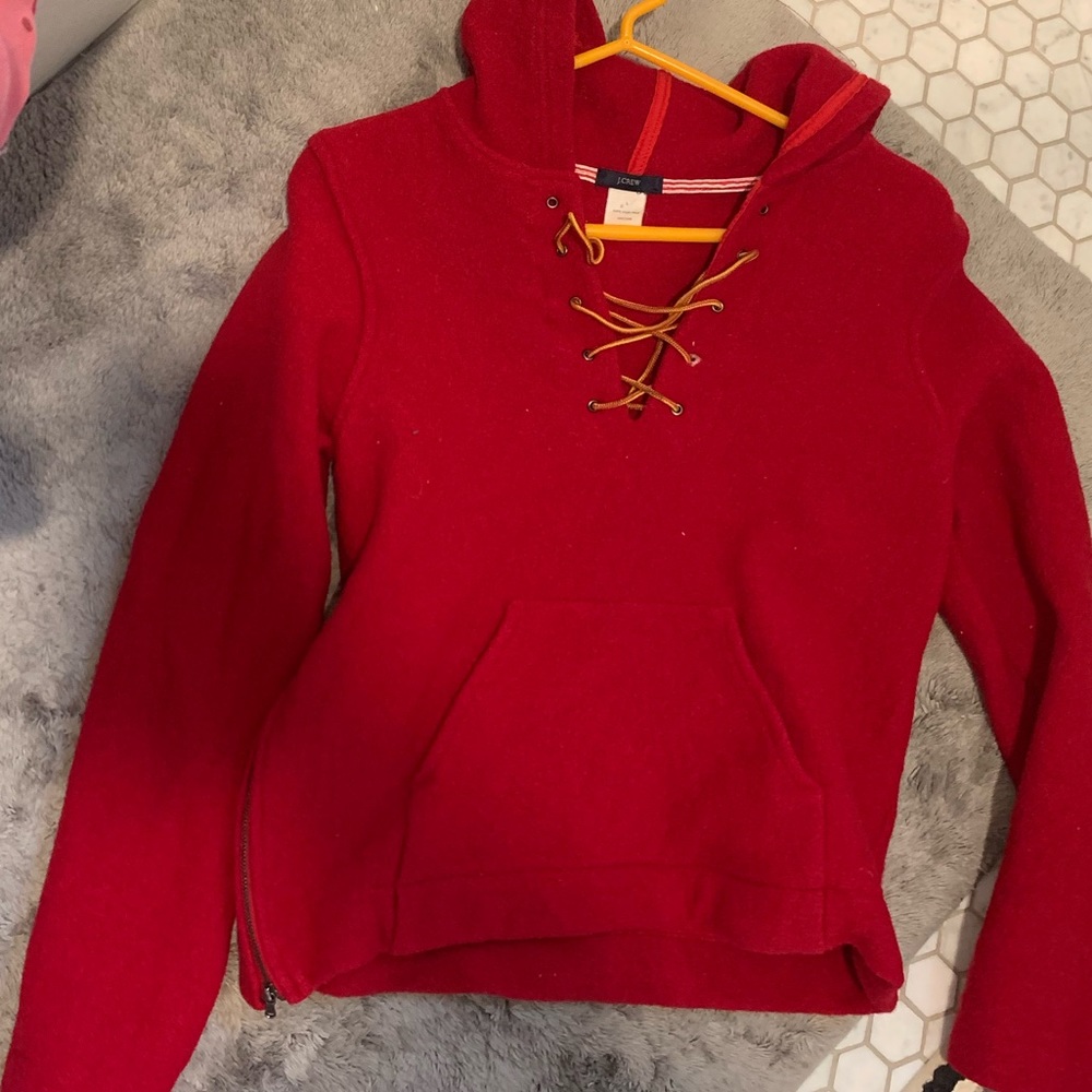 Vintage j crew wool jacket with side zip